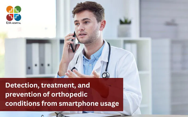 Detection, treatment, and prevention of orthopedic conditions from smartphone usage
