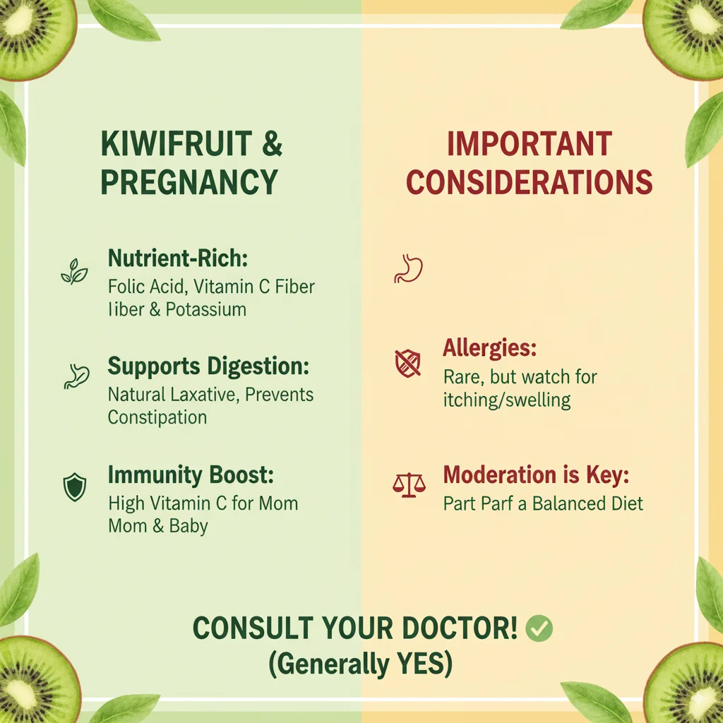 pros and cons of eating kiwi during pregnancy