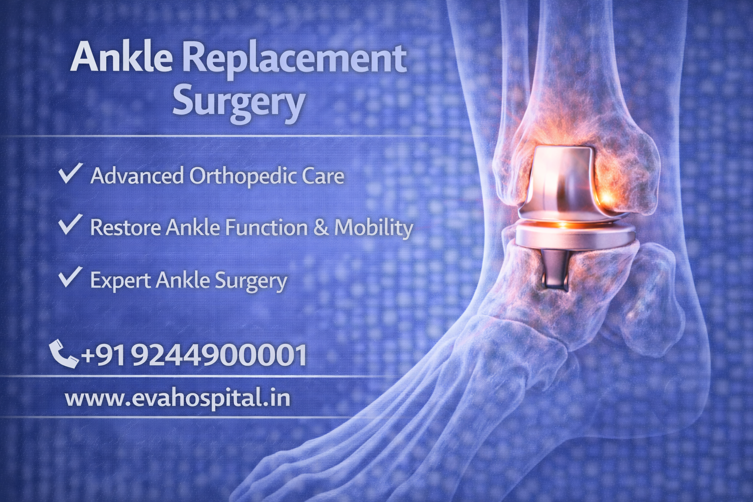 Ankle Replacement surgery in Ludhiana